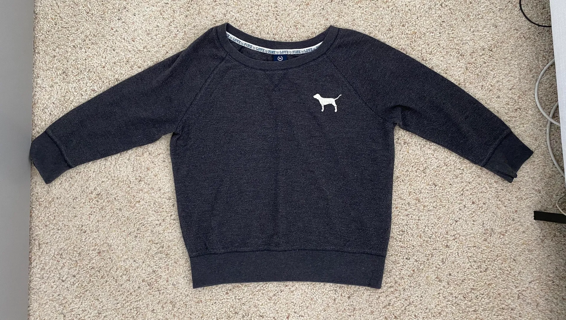 PINK dark grey pullover - Image 2