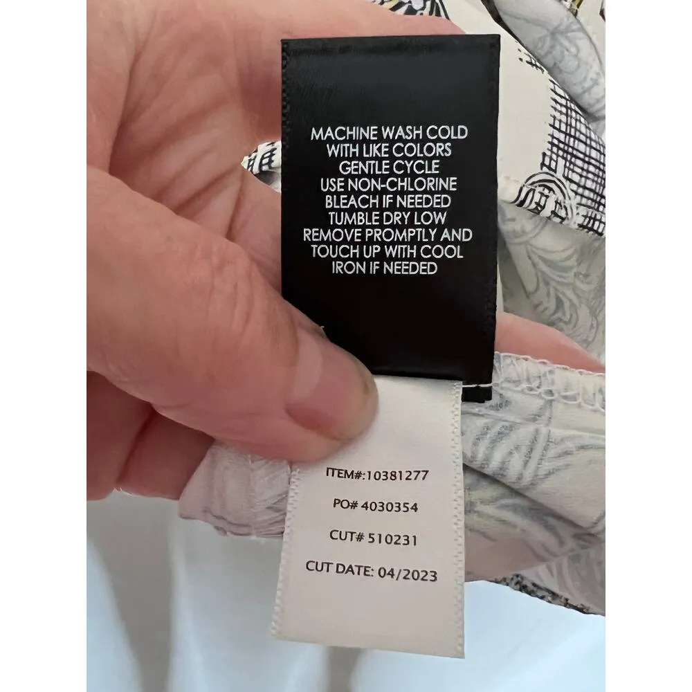 Torrid size 3 top NEW Harper Georgette multicolor  floral summery office - Image 9