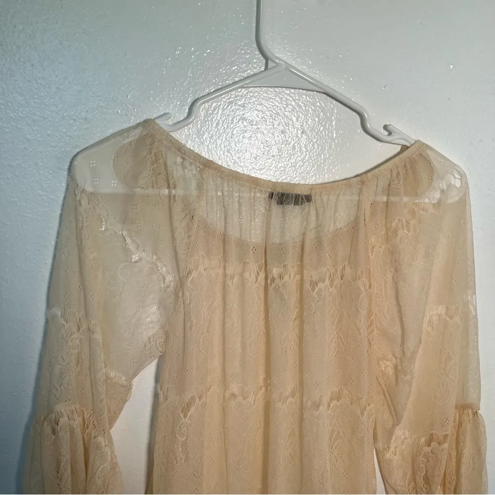 Miss Chievous Lace Blouse Almond - Image 7
