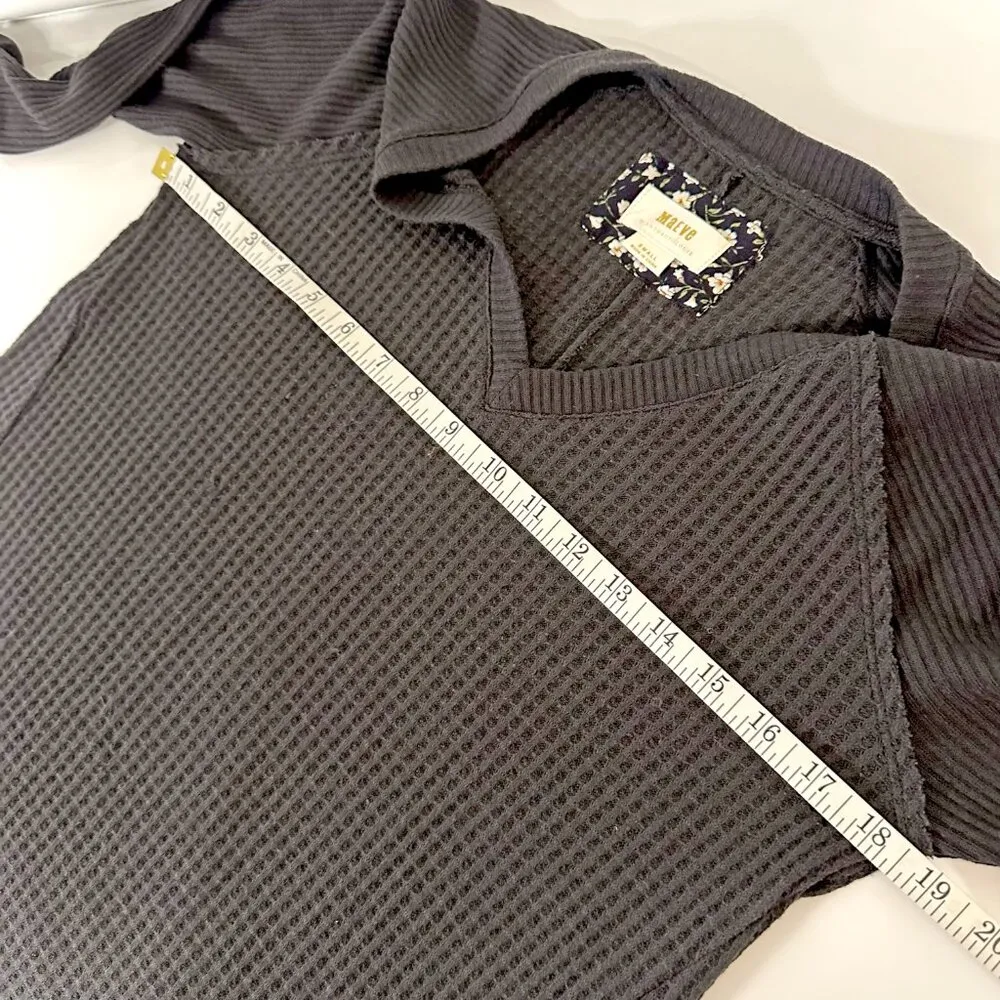 Anthro l Maeve Pearson Waffle Knit Thermal - Image 7