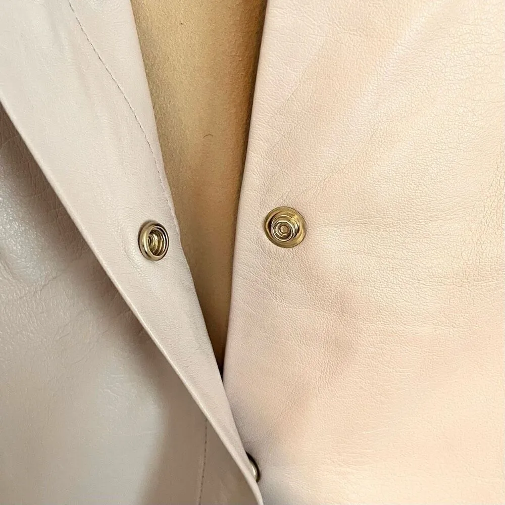 Uth Leather Mini Dress Lilac Purple Small Purple - Image 4