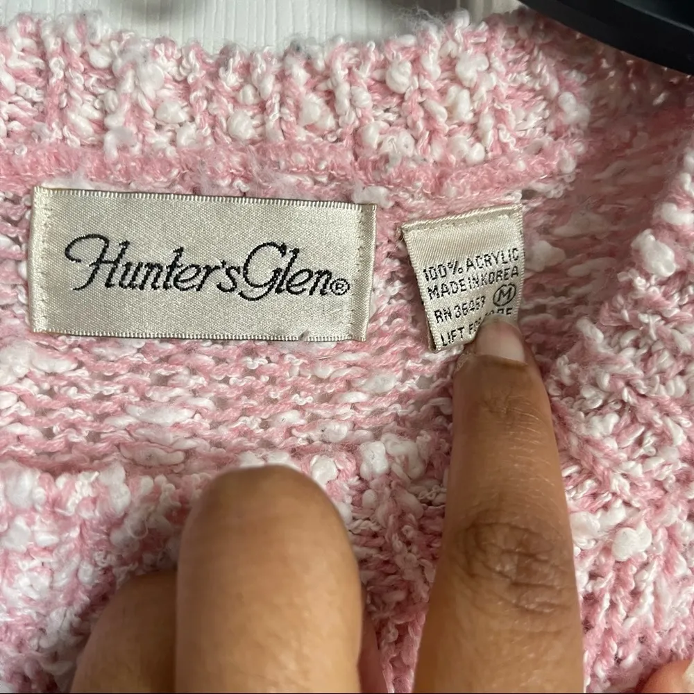 Vintage Cottagecore Floral Rose Grandma Sweater SZ M Size M - Image 5