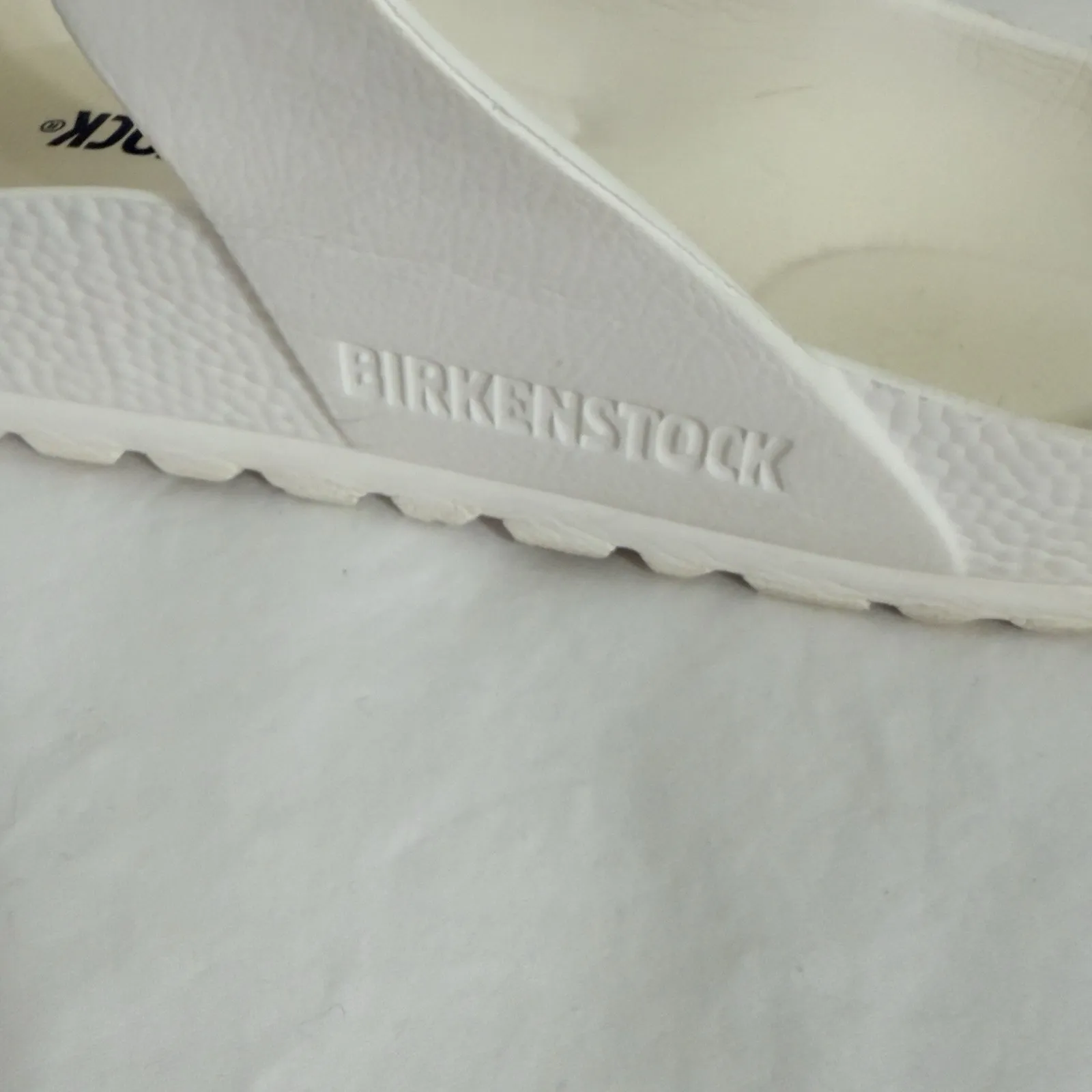 Birkenstock White Gizeh Eva Thong Sandals Size 5 - Image 6