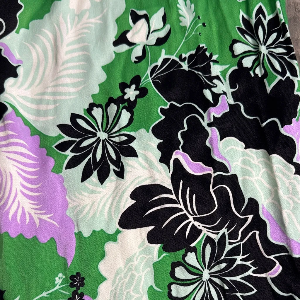 Maeve Vibrant Floral Wide Leg Pants - Image 4