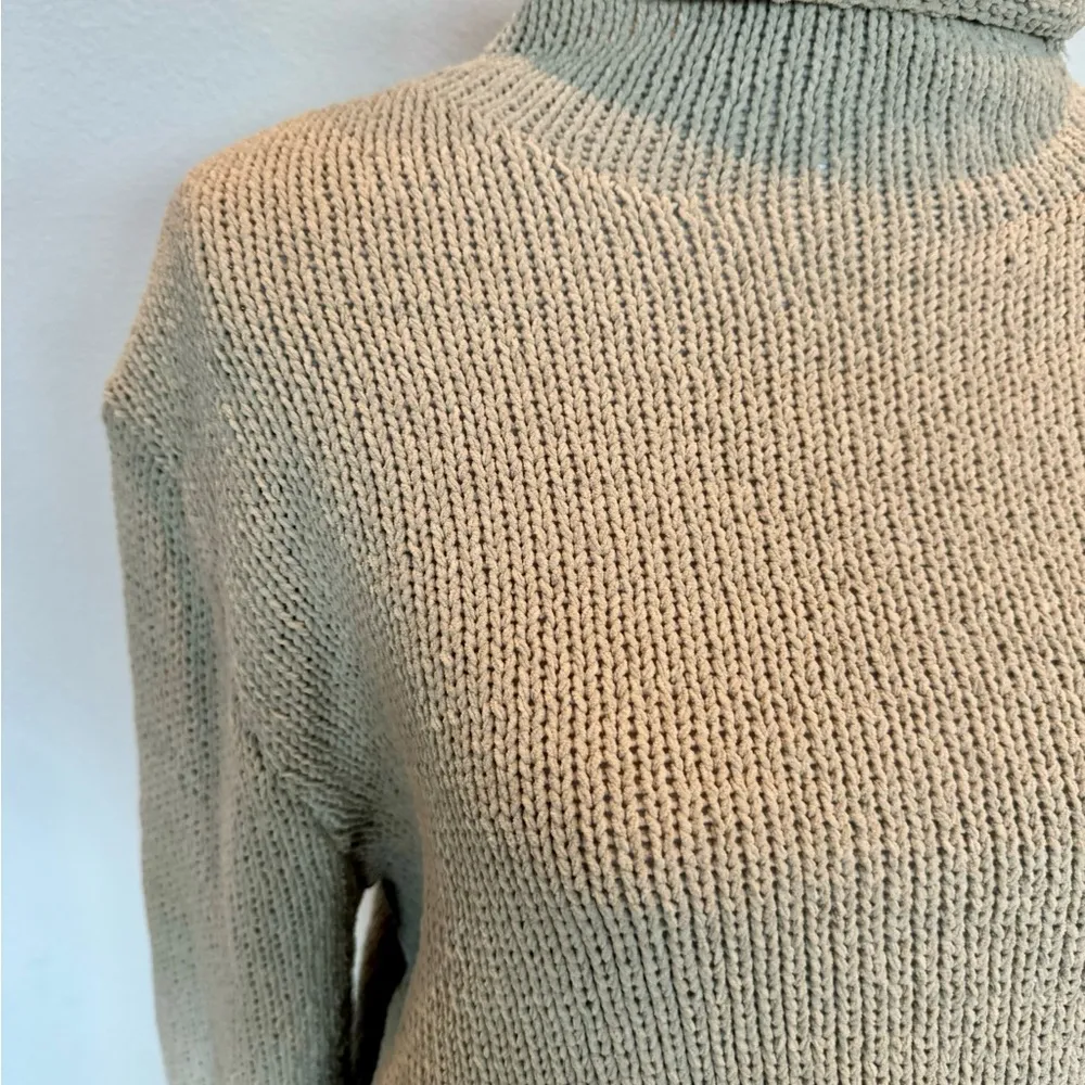 Abercrombie & Fitch Soft Sage Green Knit Sweater | oversized | EUC | XL - Image 3