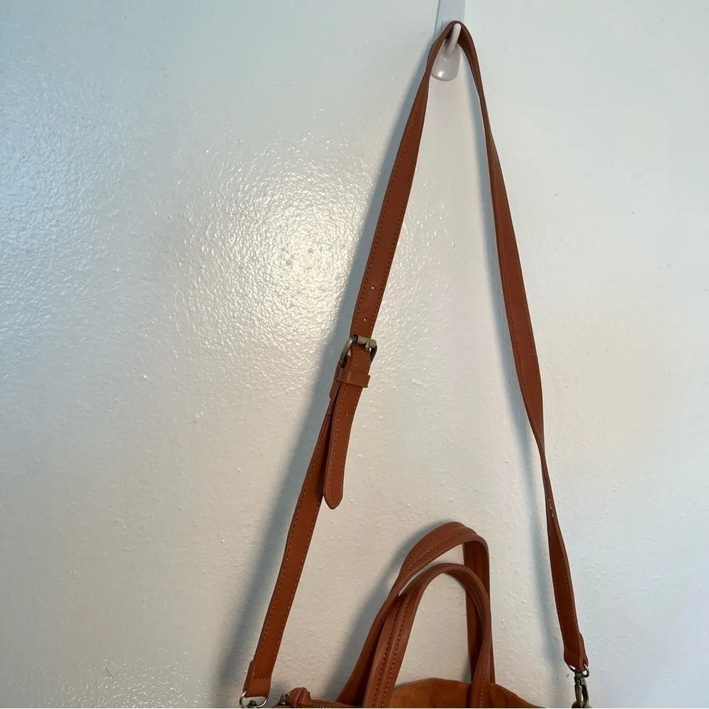 Shiraleah Marlow Satchel Bag Rust Tan - Image 3