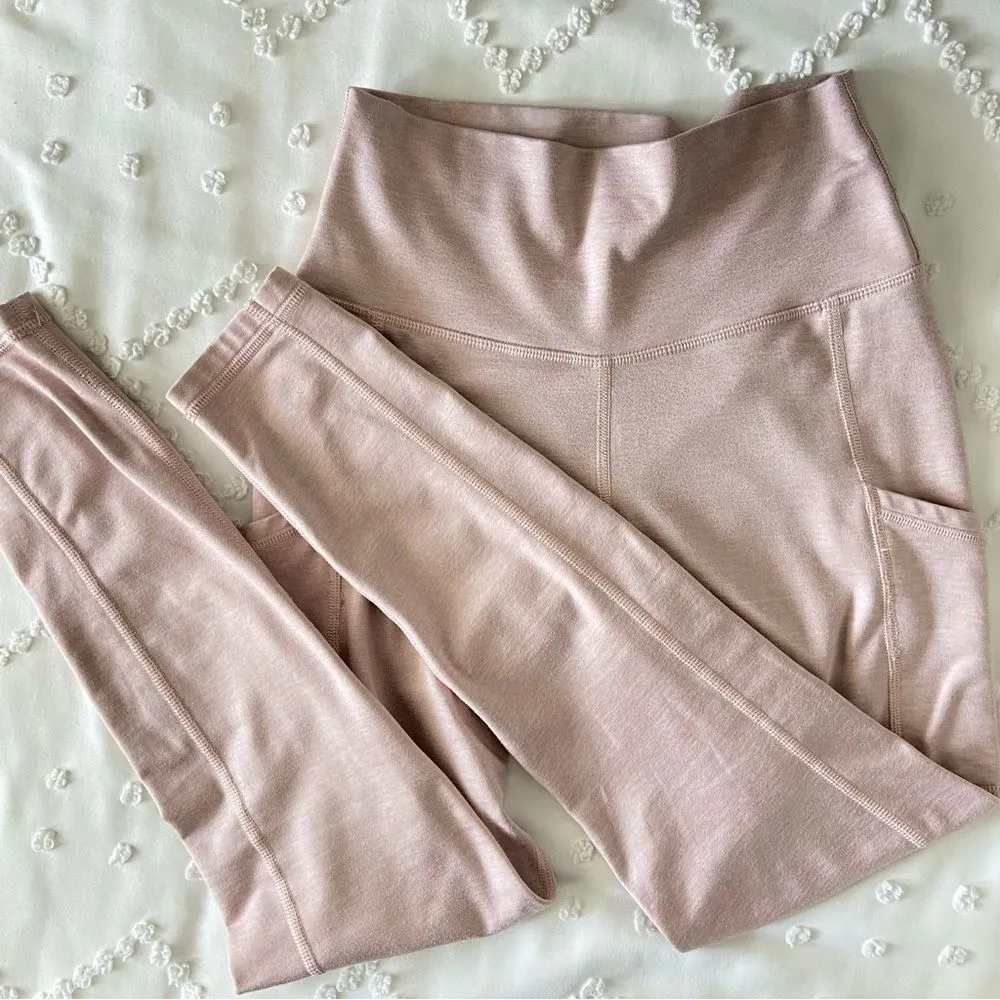 Aerie Pink Chill Play Move Legging Yoga Active Pilates Lounge Pocket High Rise S - Image 6