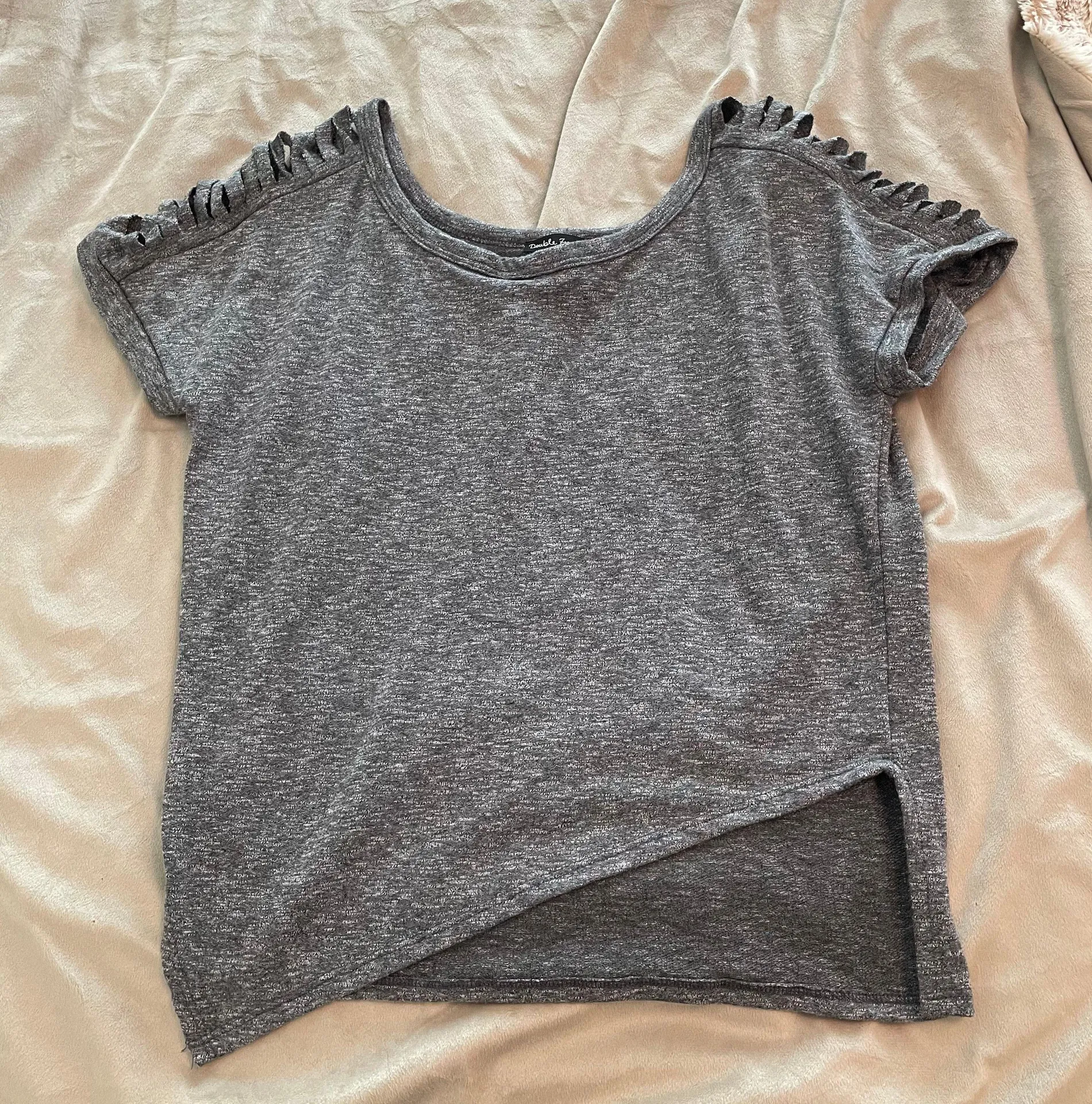 Asymmetrical Short Sleeve Top - Image 3