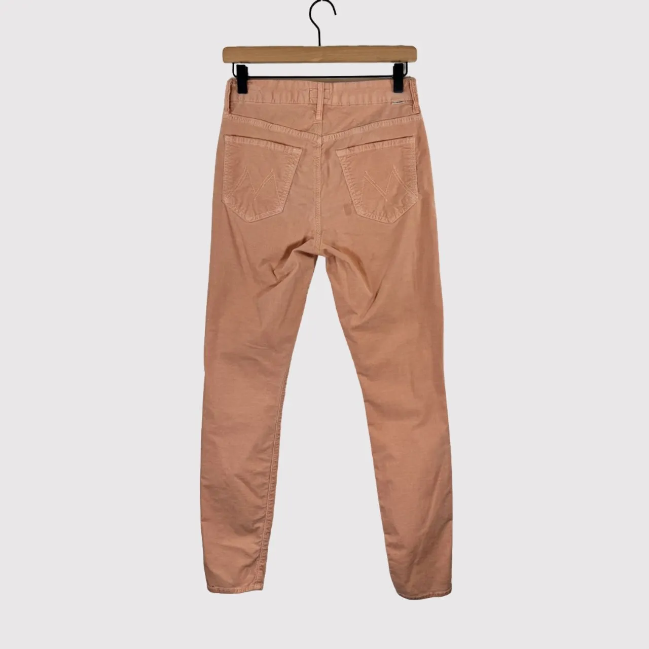 Mother Women Jeans Orange High Waisted Looker Lipstick And Other Stories Size 27 - Image 2