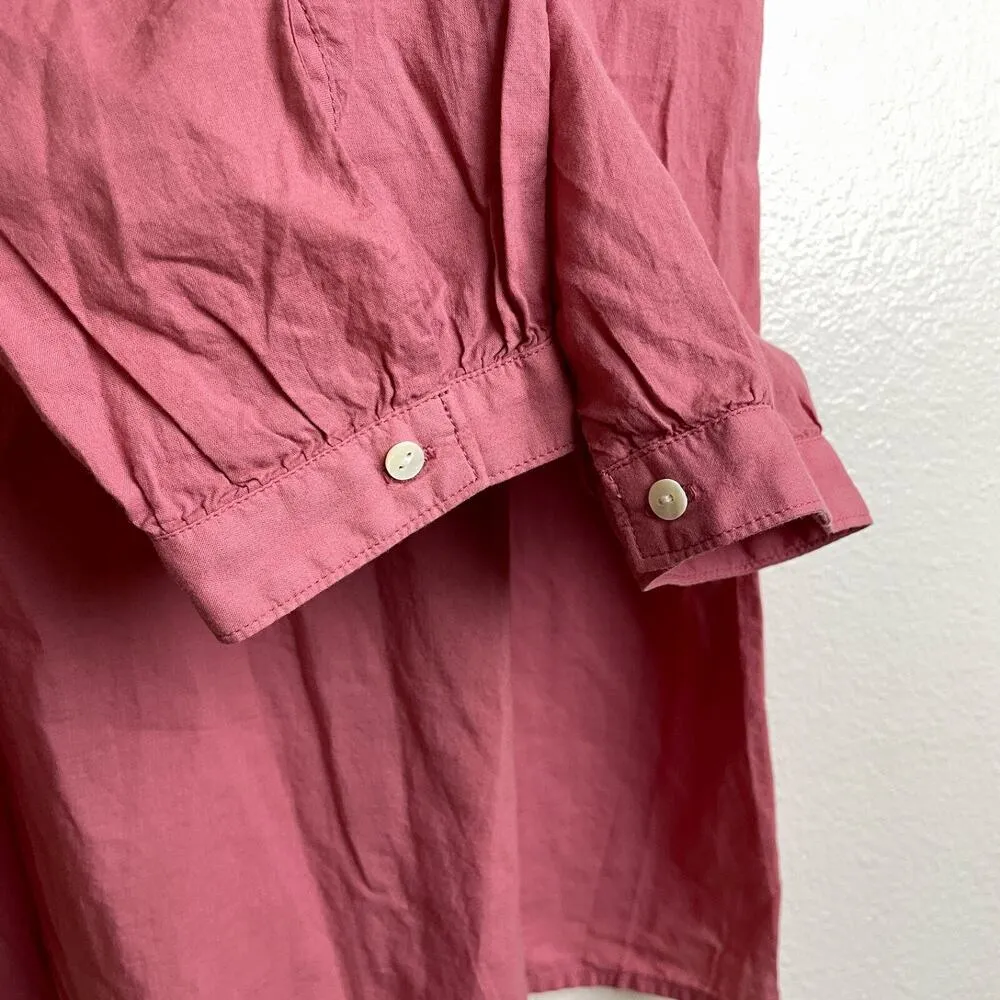 Hartford Womens Cold Shoulder Tunic Top Pink Long Sleeve Cotton Womens Size 5 - Image 8