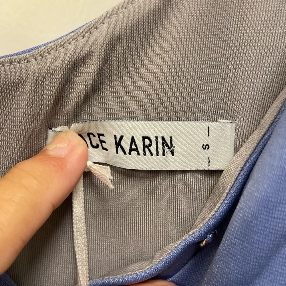 Grace Karin nwt blue dress spaghetti straps bridesmaid size small cocktail - Image 4