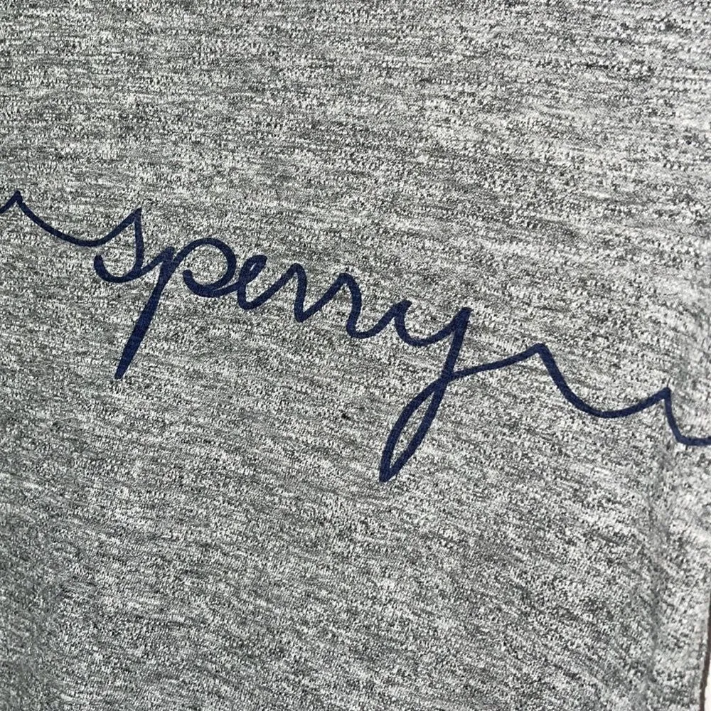 Sperry Gray Navy Stretch Short Sleeve Tee XS - Image 4