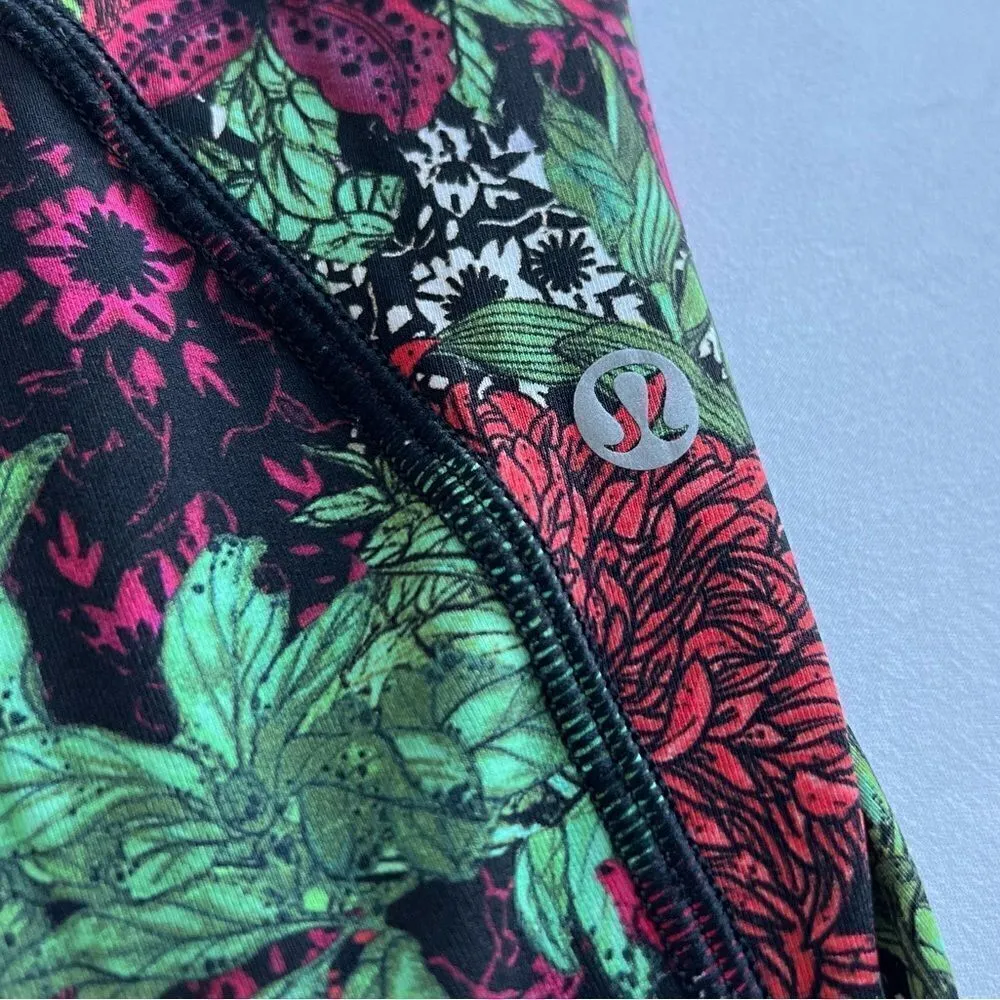 Lululemon Athletica RARE Time To Sweat Crop *23” Zen Garden Multi Size 4 - Image 13