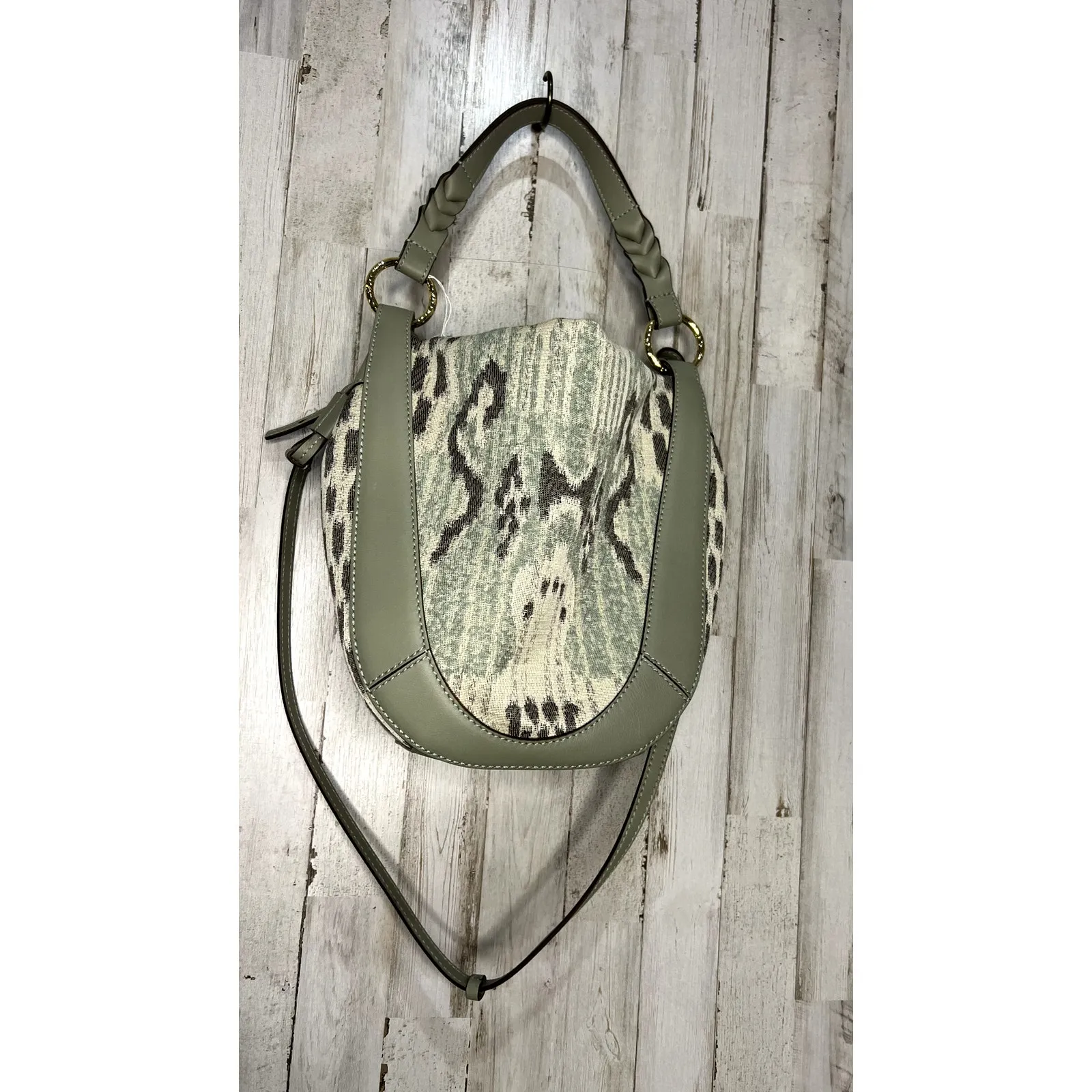 Ulla Johnson Women's Canvas & Leather‎ Shoulder Bag Sophisticated Pattern Casual - Image 2