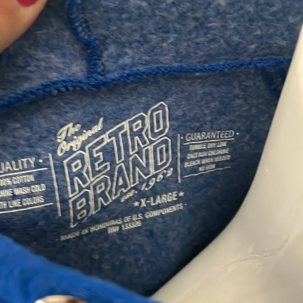 Women's Charlotte FC Destination Soccer Cropped Hoodie Blue Size XL - Image 7