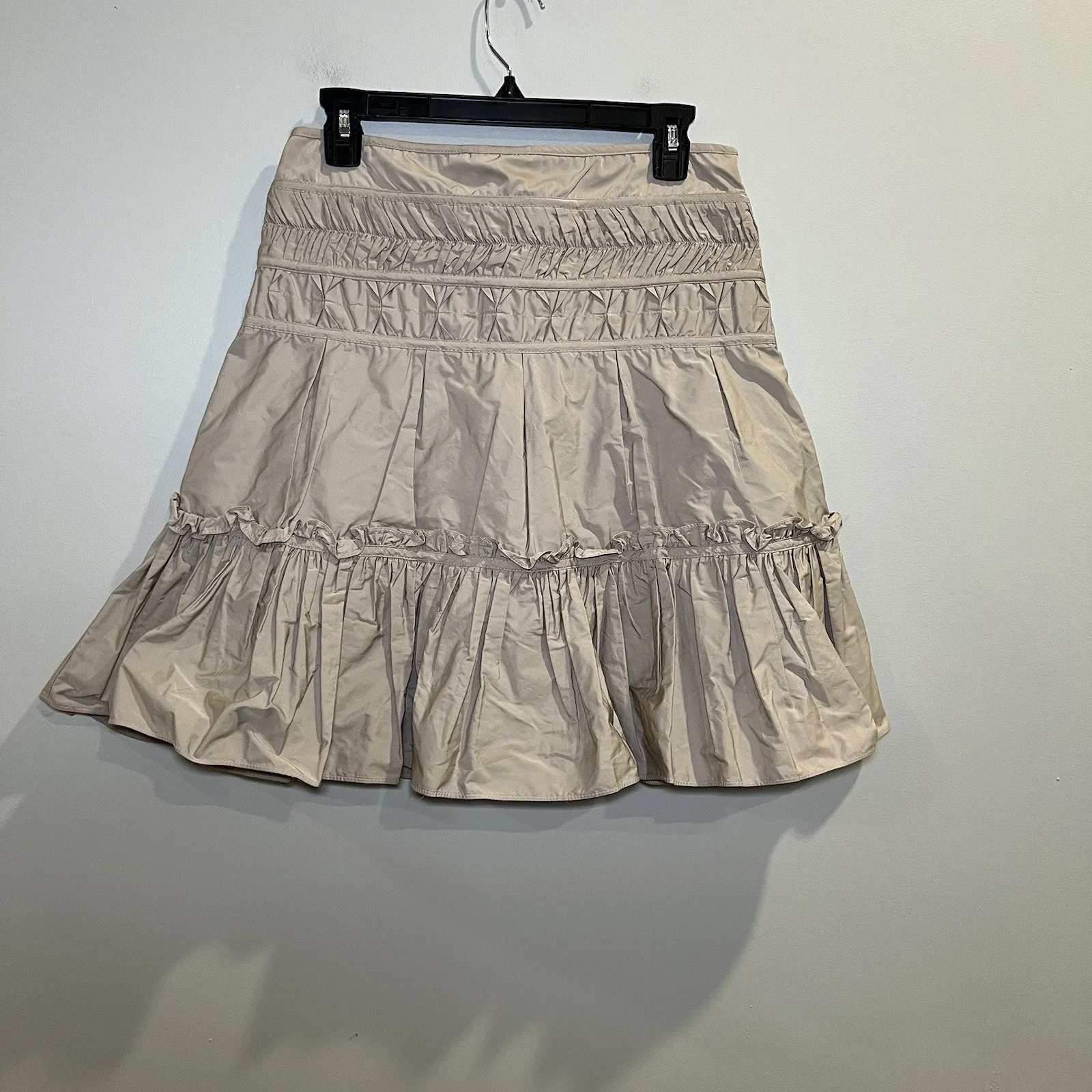 Karen Millen Tiered‎ Ruffled Skirt Size 6 Fully Lined - Image 2