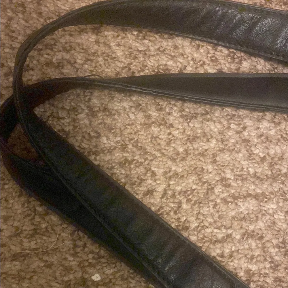 Elegant Black Leather Tote Bag - Image 4