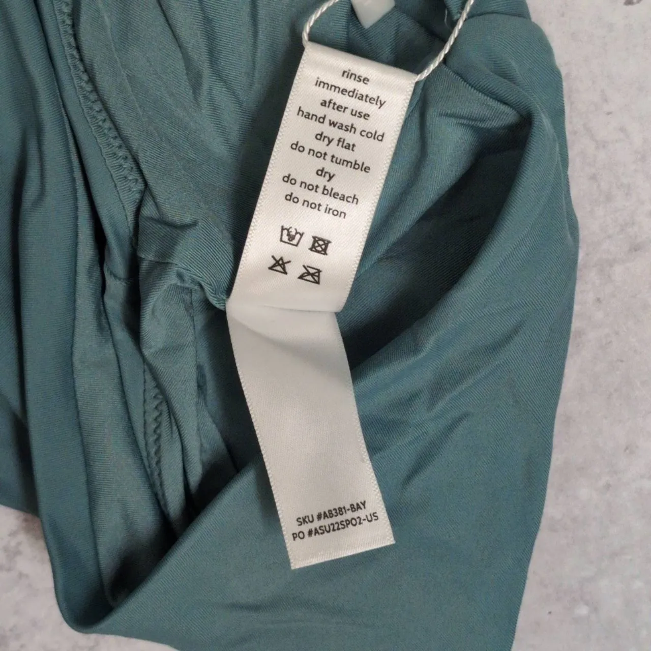 NWT Andie The Portofino Bottom Bay Twisted High Waist Solid Swim Bottom XS - Image 7