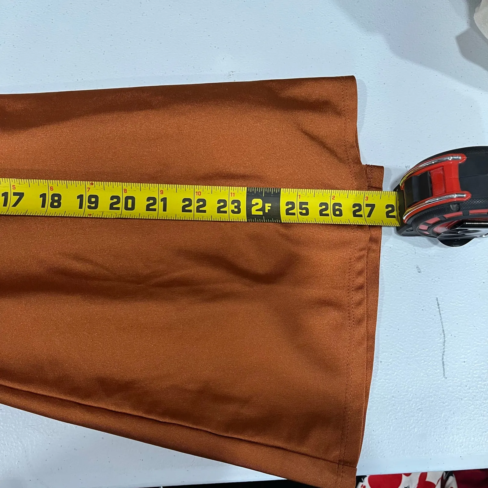 Altar’d State Revival Shimmer Orange Athletic Exercise Dress With Shorts Small - Image 8