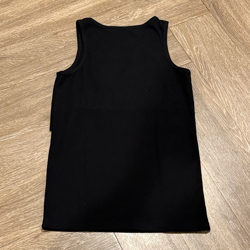 Latched Mama Cotton Swing Nursing Tank Black Size L - Image 3