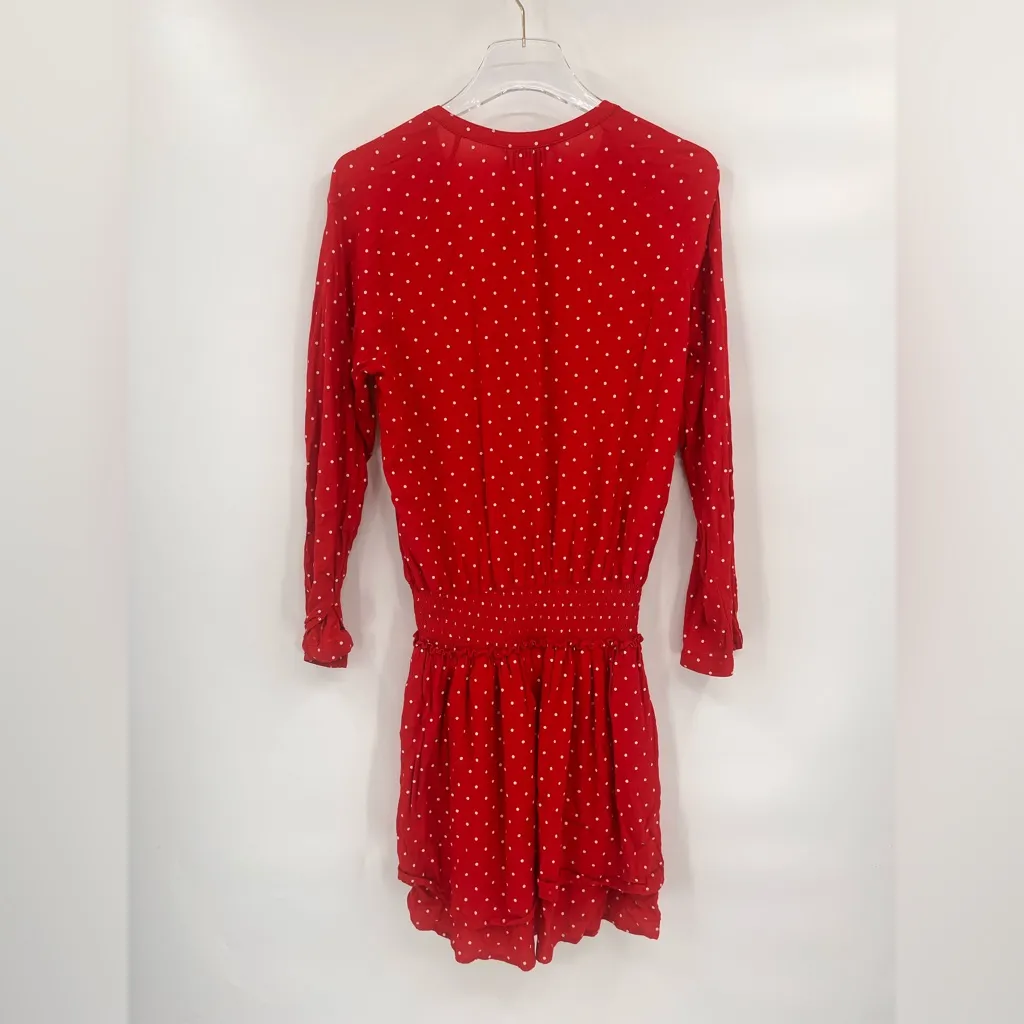 RAILS
Red and white polka dot Jasmine Print‎ Dress size medium - Image 4
