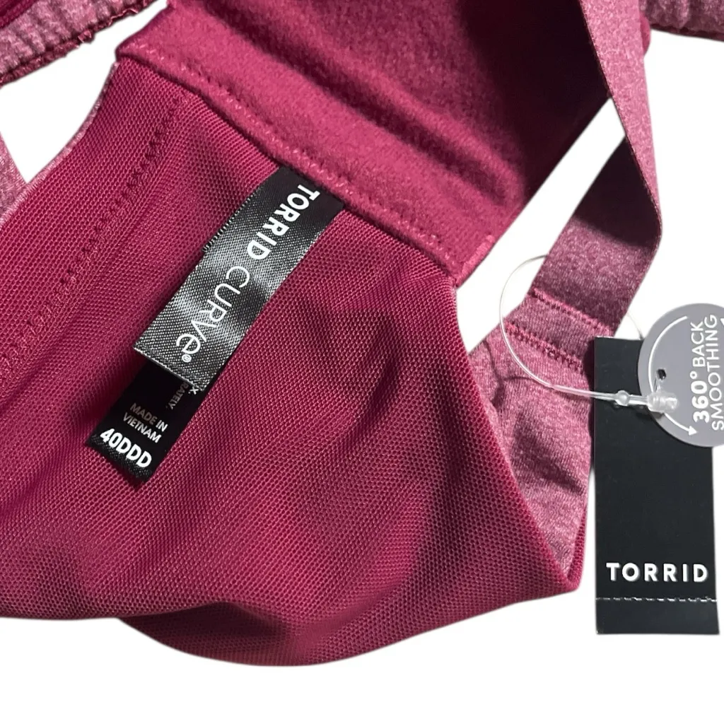 Torrid Wire-Free Plunge Lightly Lined Smooth 360° Back Smoothing Bra - Image 5