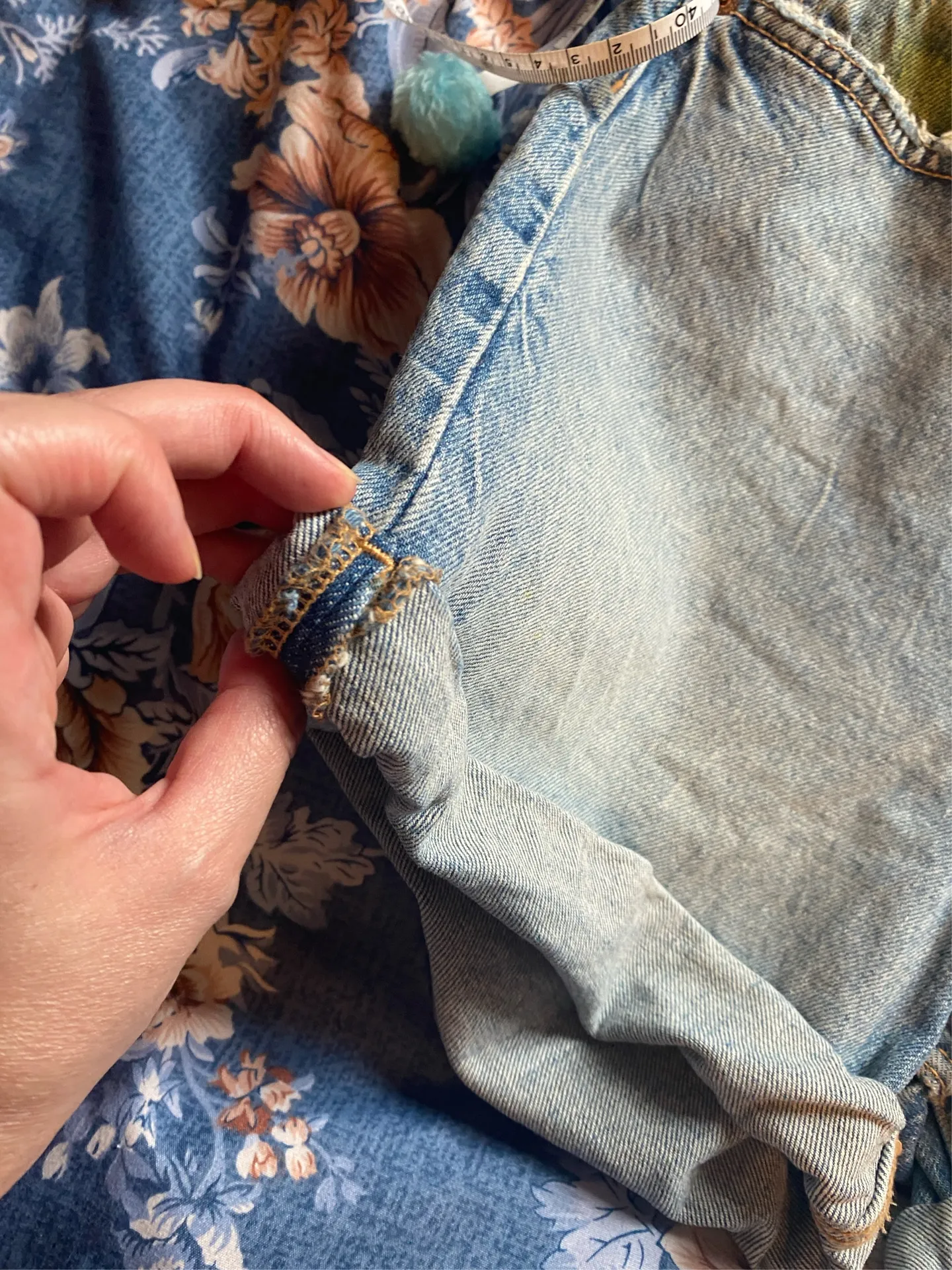 ZARA High-Rise Mom Shorts Denim - Image 7