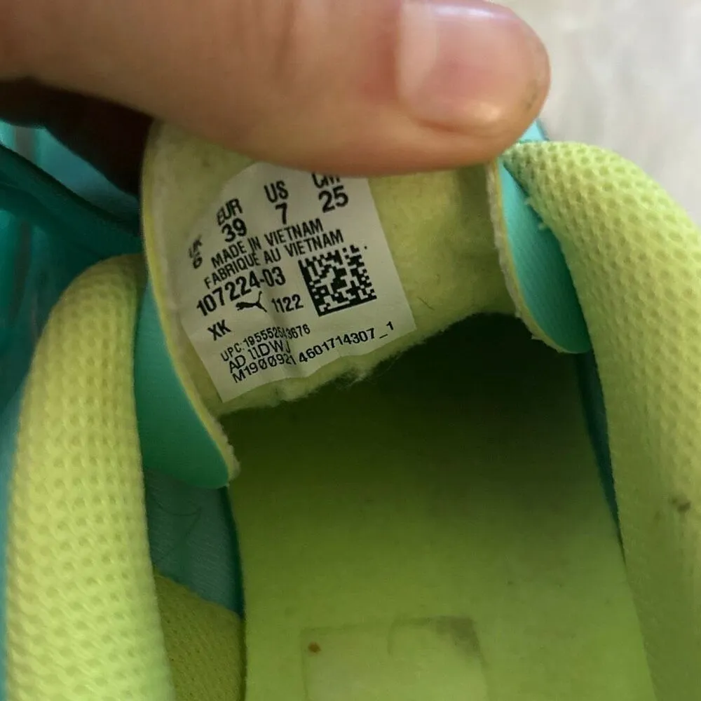 Puma Ultra Play FG AG Soccer Cleats Shoes Teal White size 7 - Image 6