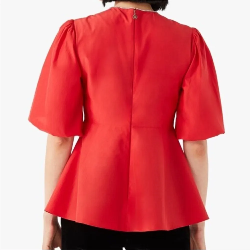 Kate spade rhinestone collar top‎ Size 00 - Image 3