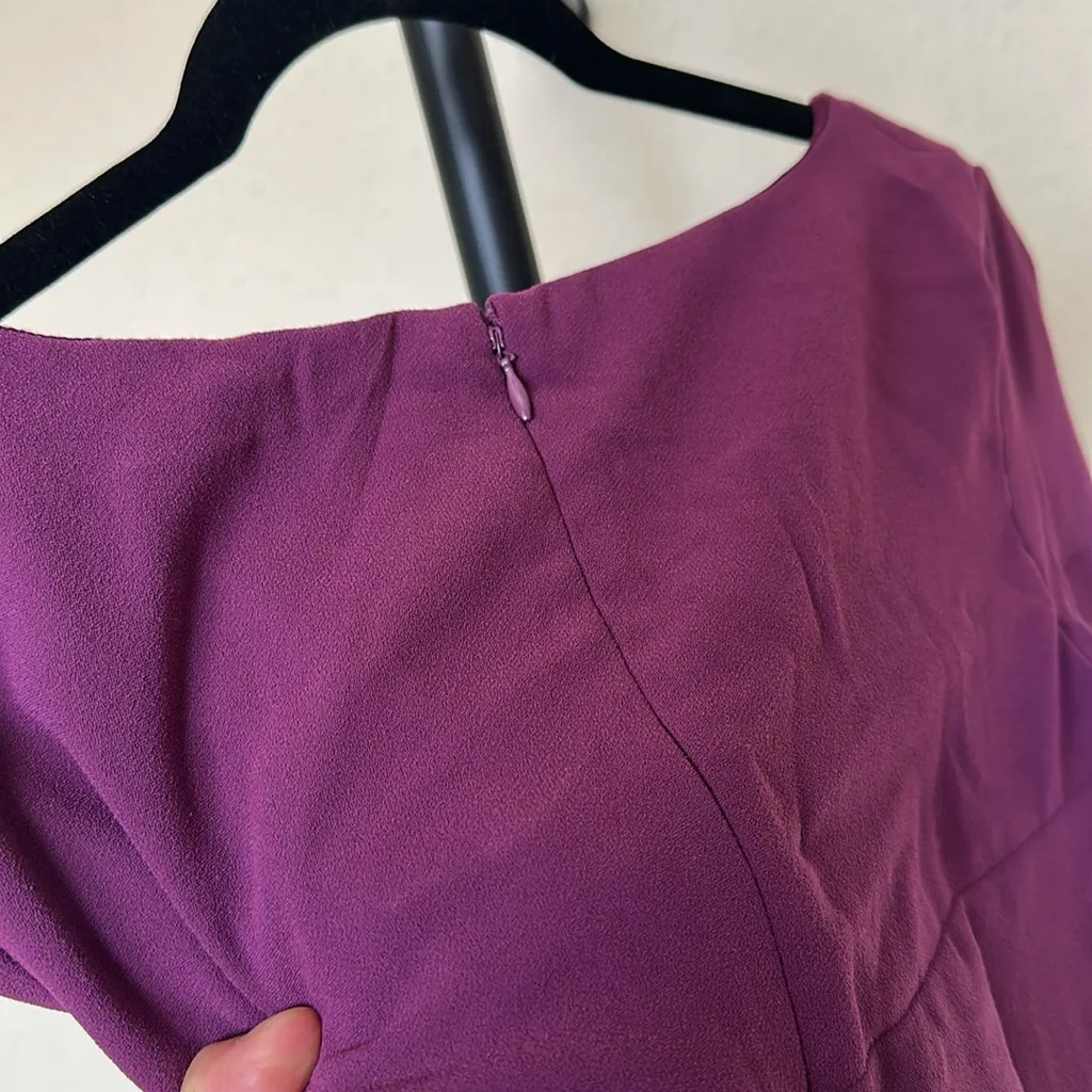 HOUSE OF CB‎ 'Marcella' Merlot Plunge Corset Dress NWOT Size S - Image 8