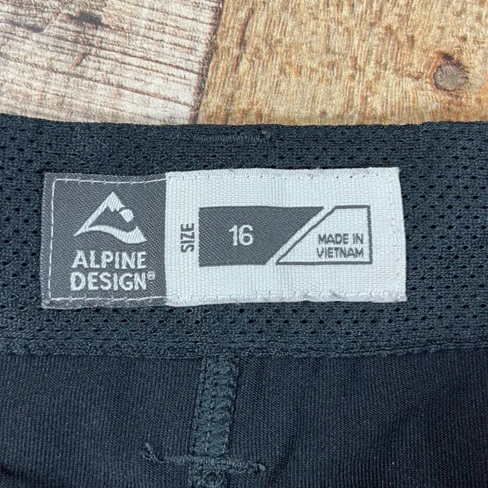 Alpine Design Women's Size 16 Tech Tennis Workout Sport Skort Athletic Black - Image 7