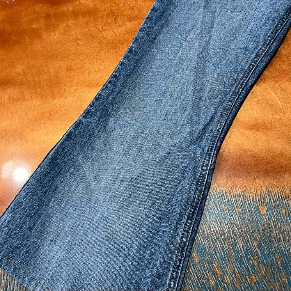 Vintage Mudd Jeans Kick Flare Capri Jeans size 5 Y2K 2000s - Image 7