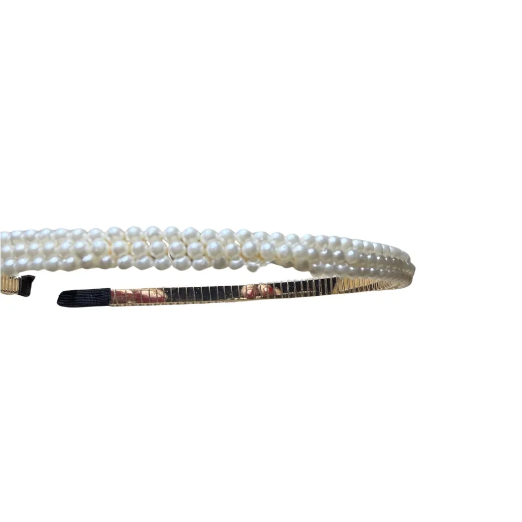 Chic Pearl Embellished Headband - Image 3