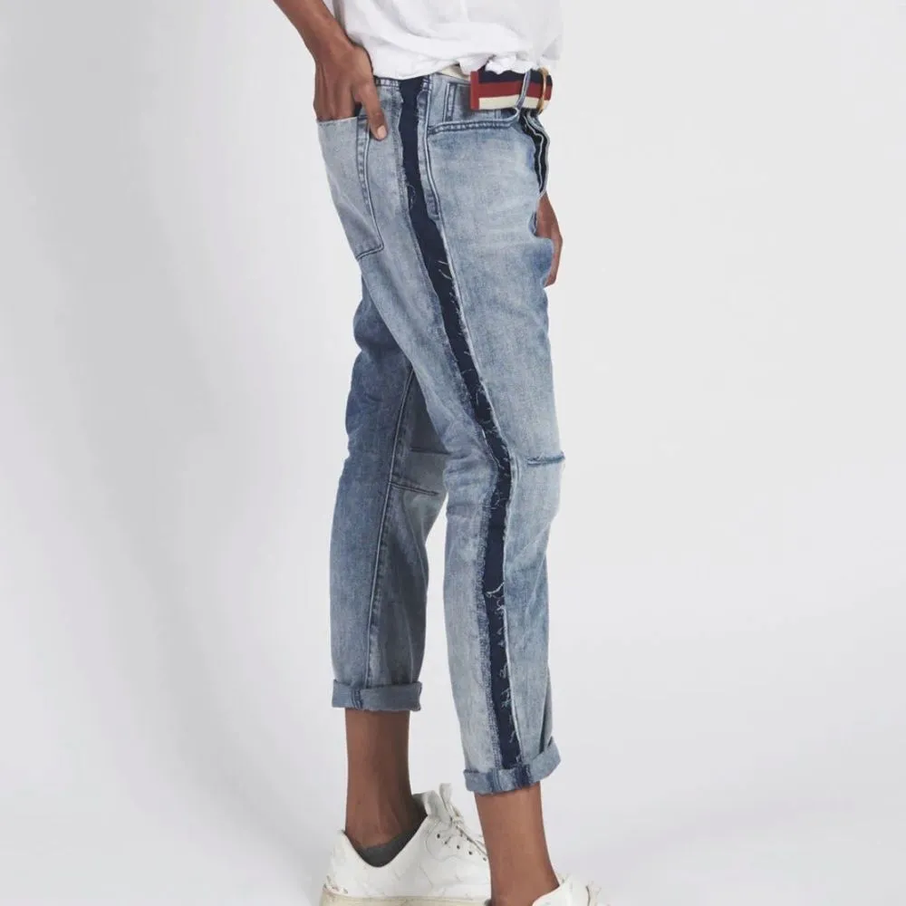One Teaspoon  Blue Boyfriend Jeans(Size 26) - Image 2