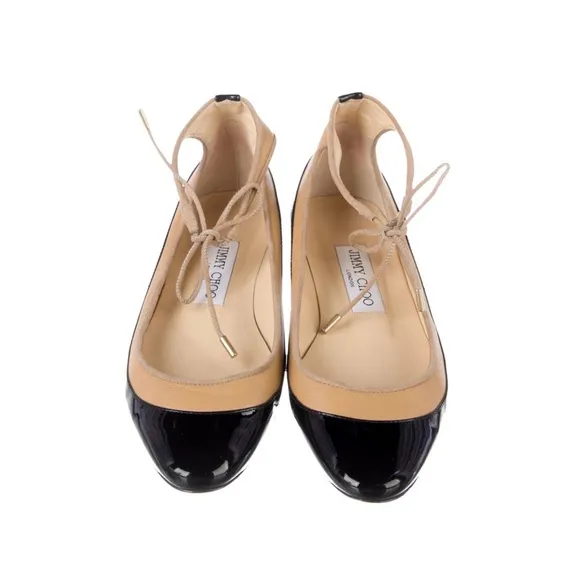 Jimmy Choo Patent Leather Flats. NEW - Image 2