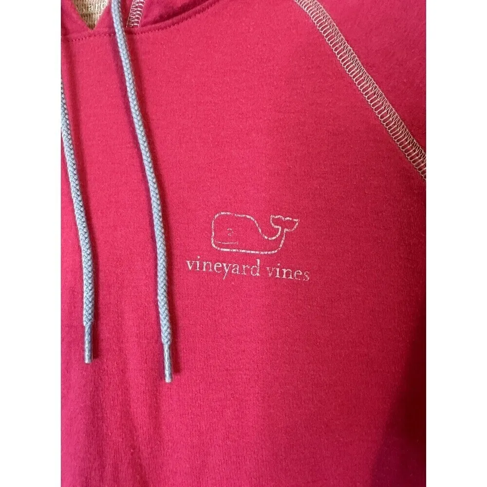 Vineyard Vines Long Sleeve TShirt Hoodie Whale Logo Size L - Image 4