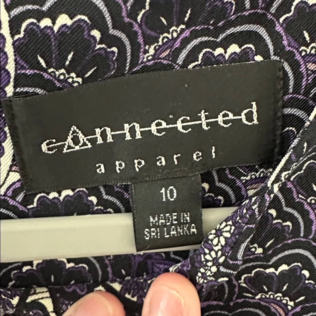 Connected Apparel Sleeveless‎ Printed Dress - Image 3