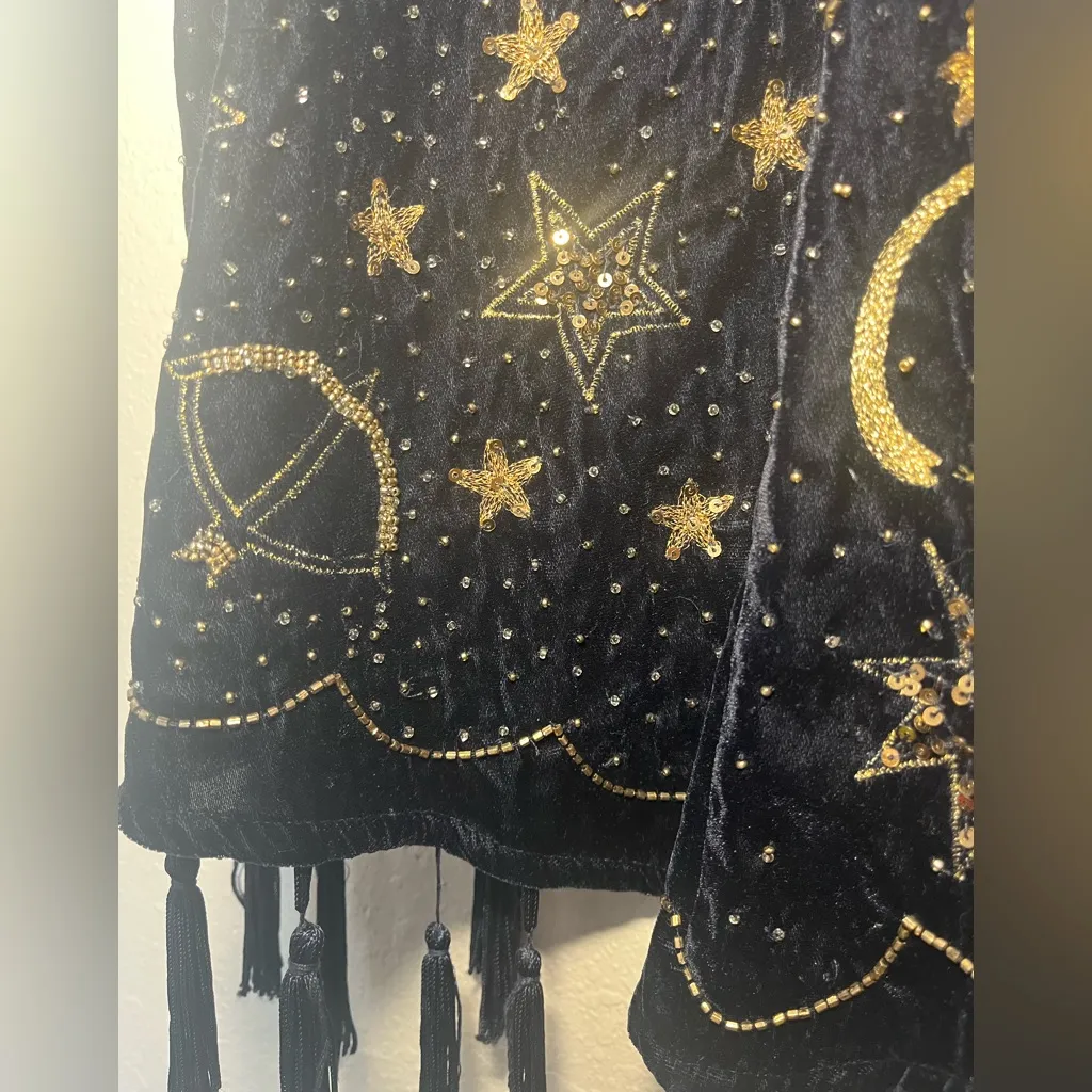 Free People  Midnight Magic Embellished Top - Image 8