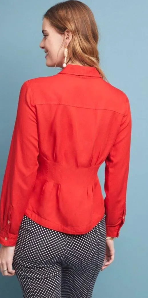 Maeve Delia Tailored Blouse - Image 2