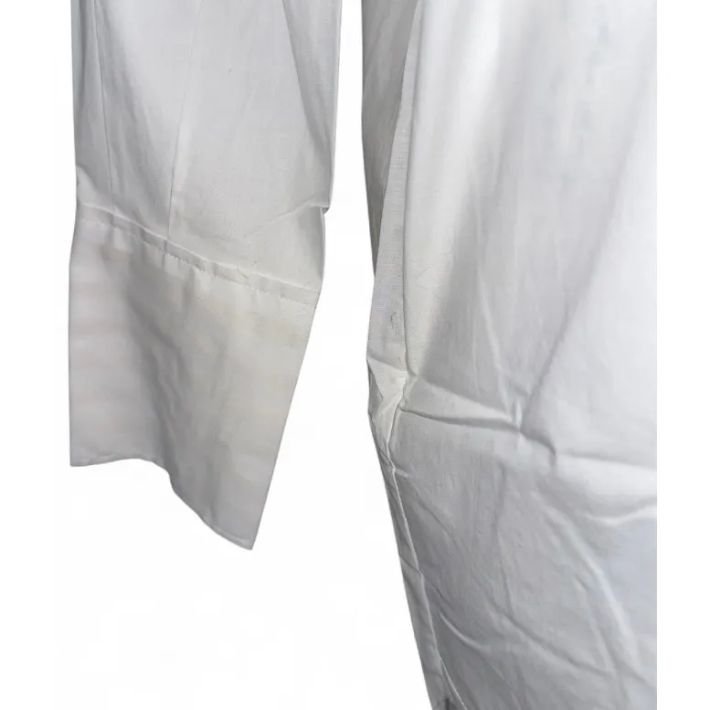 Anthropology Undiscovered Eye Oversized‎ White Button Down Shirt Dress Tunic XS - Image 4