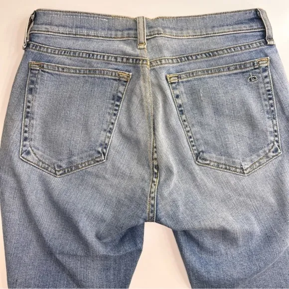 Rag & Bone Raw Hem‎ Light Wash Jeans Size 26 - Image 9