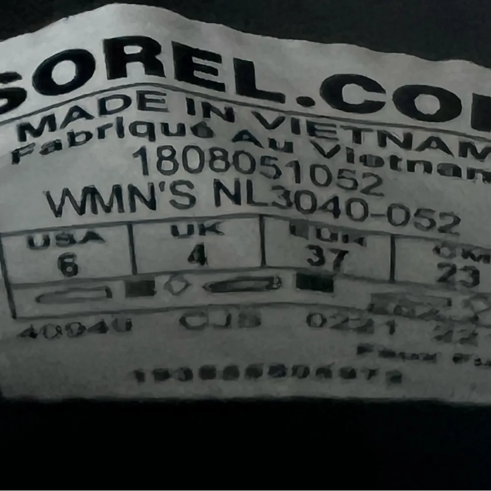 Sorel Explorer Carnival Waterproof Faux Fur Collar Boots US6 Quarry Grey $150 - Image 8