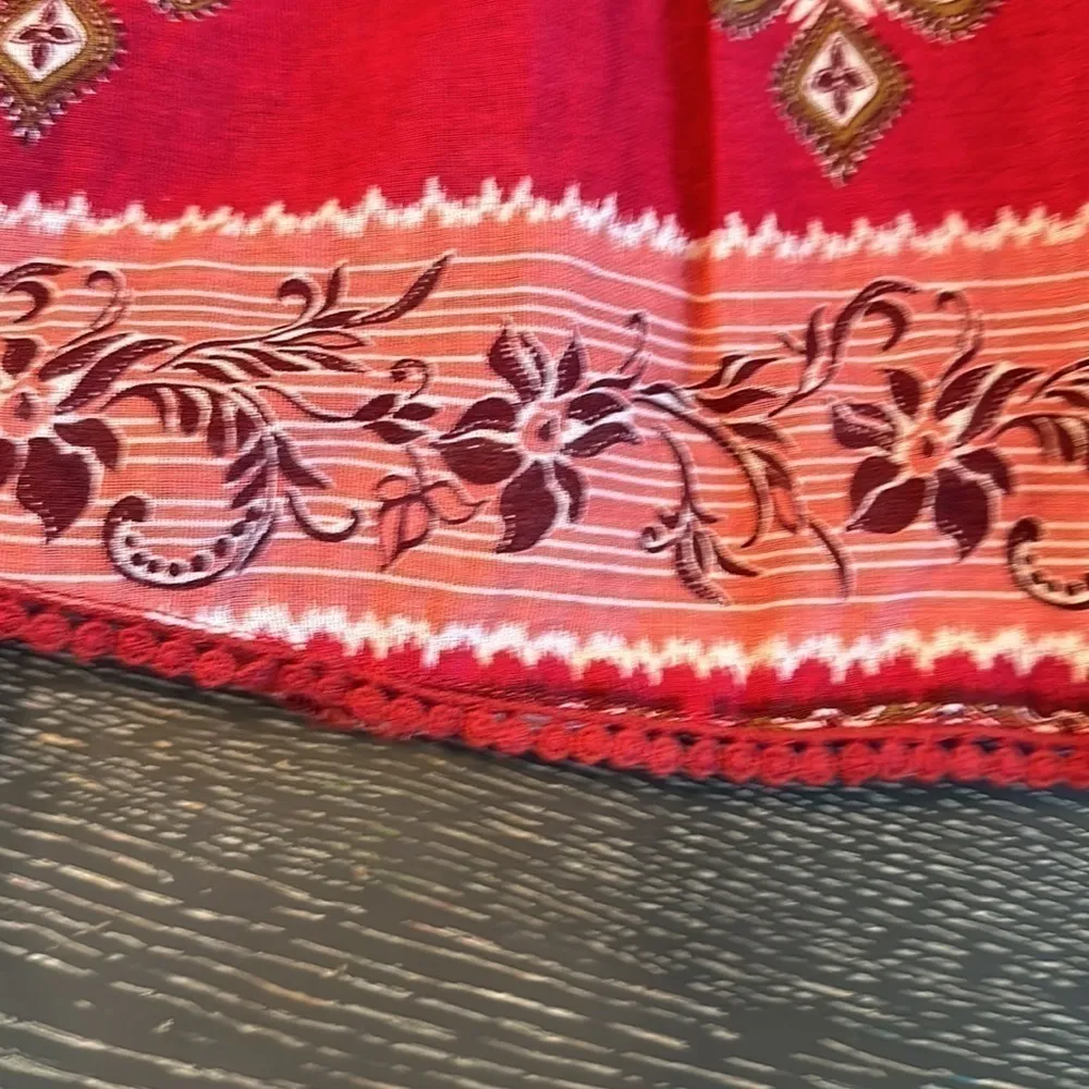 Denim & Supply Ralph Lauren Boho Peasant Blouse, 100% Cotton, Size Small. - Image 4