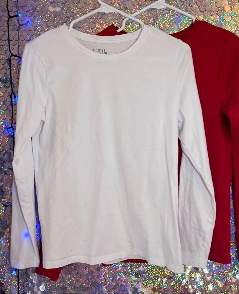 NWOT Time and Tru Long Sleeve Crewneck Tops – 2 - Image 1