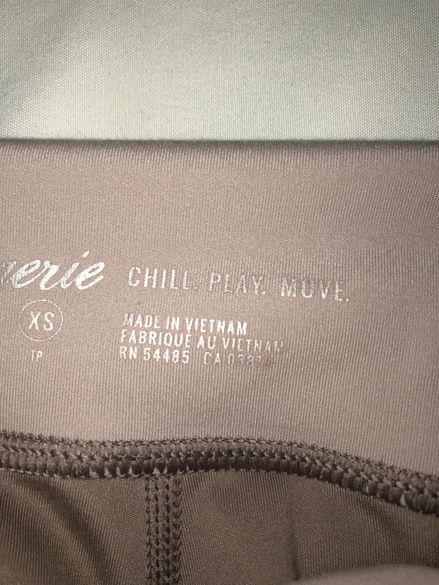 Aerie Chill.play.move beige Leggings - Image 2
