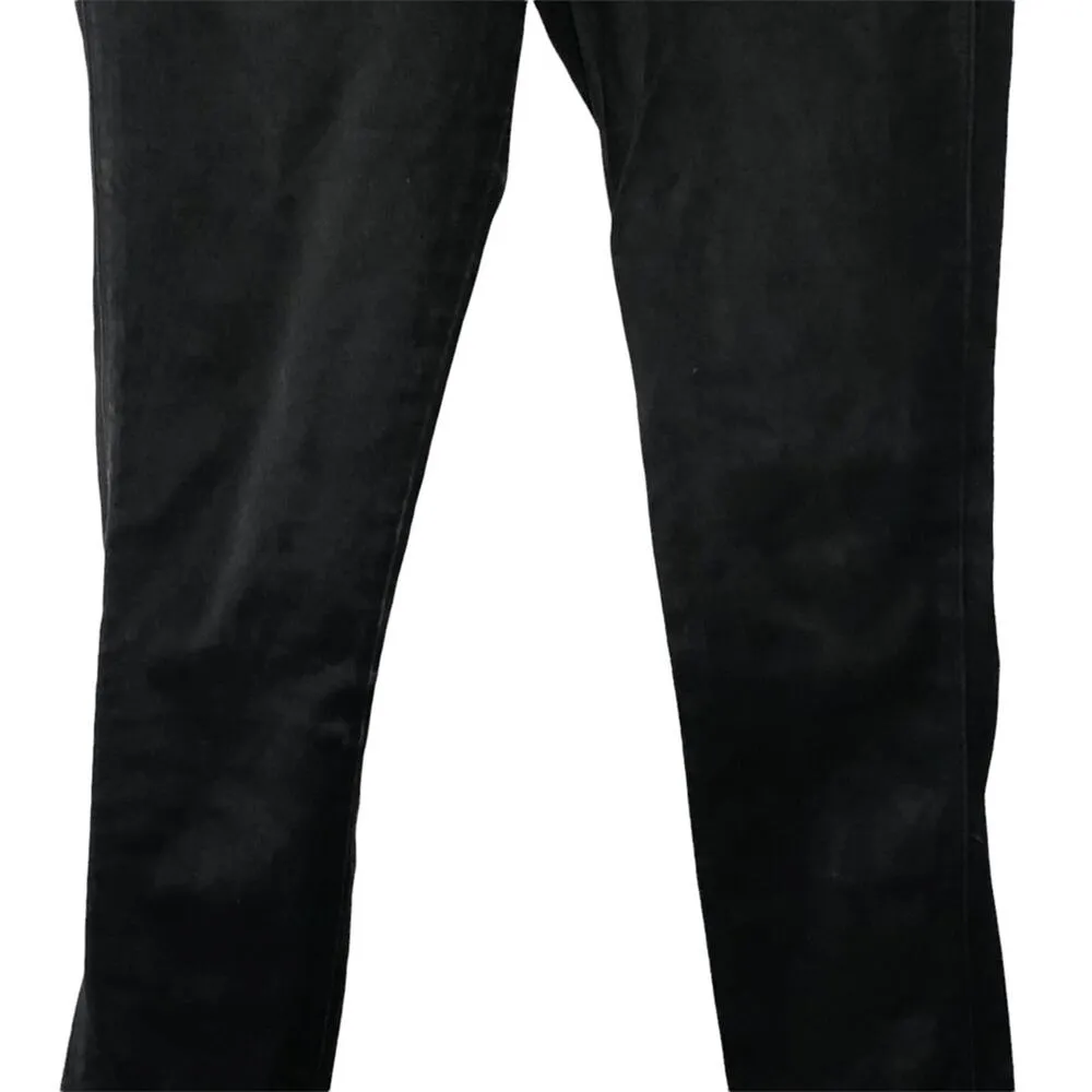 Habitual Jeans 'Eve' Hi Rise Skinny Jean Licorice Signature Coated Denim size 26 - Image 8