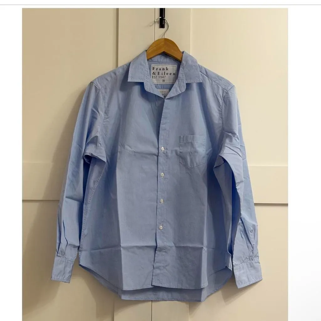 Frank & Eileen Relaxed Button Up Shirt Superluxe Regenerative Cotton Size Medium - Image 5