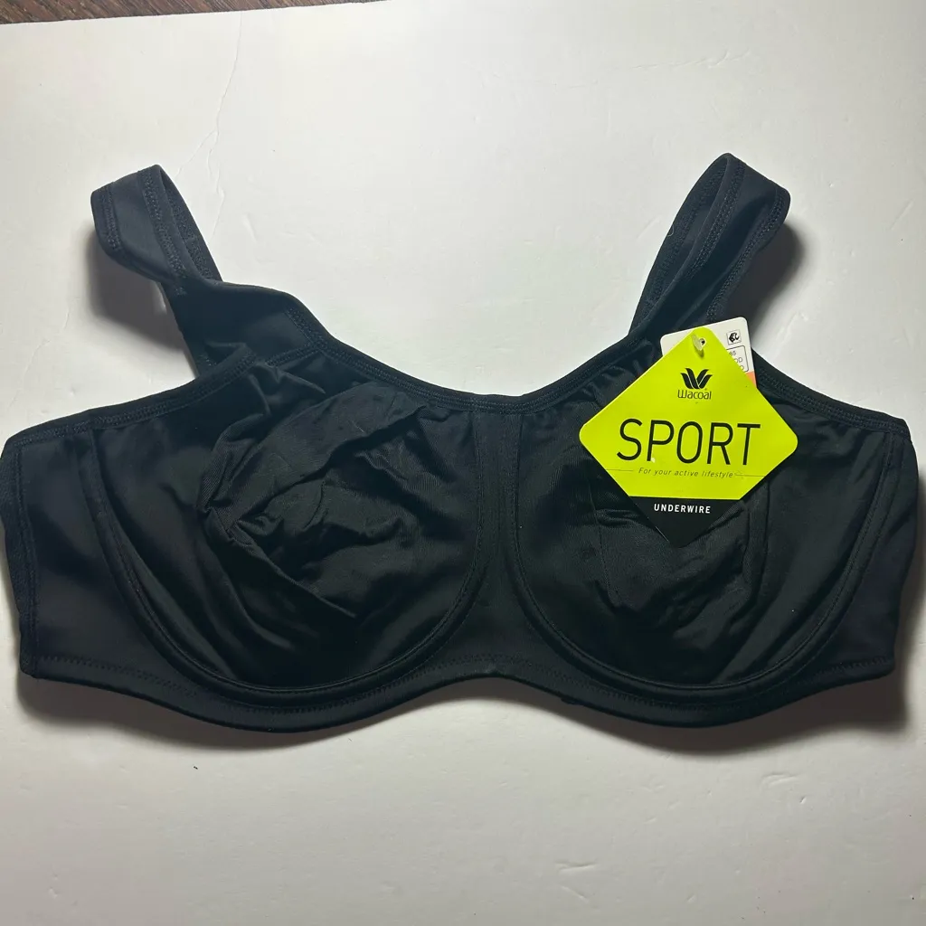 Wacoal Black Sport Bra - Image 4