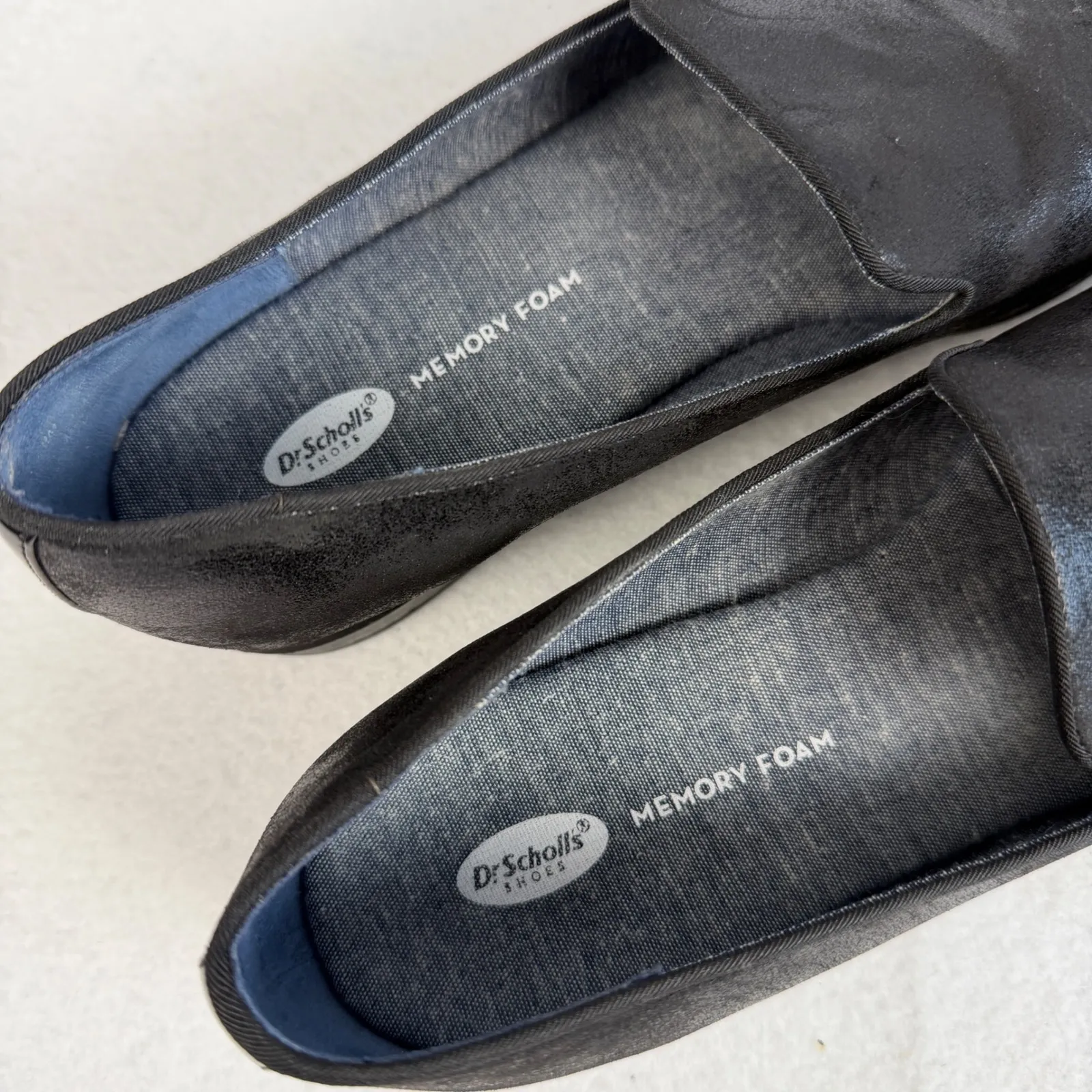 Dr Scholls Black Memory Foam Loafer Shoes Women Size 9M Comfort Slip On Casual - Image 6