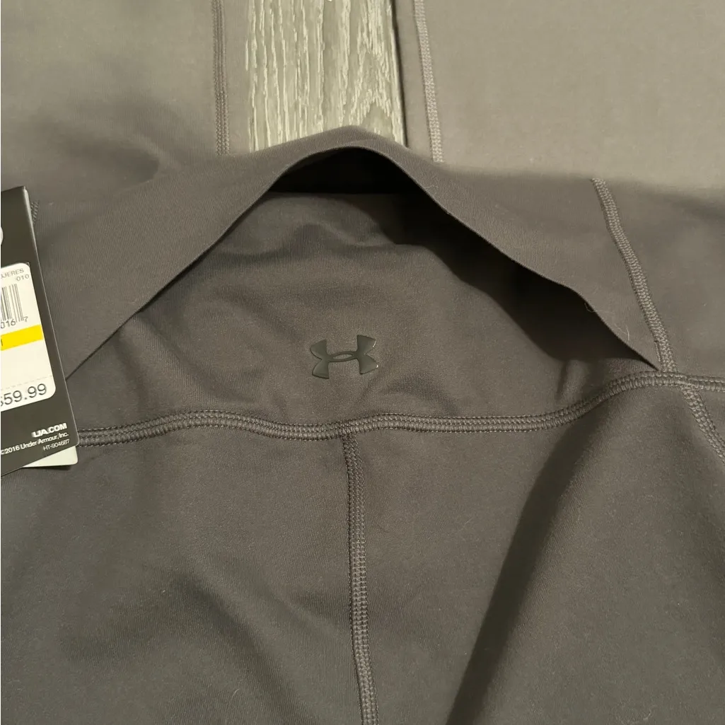 Under Armour Womens Compression 
Tights Workout Pants Gray Size Medium - Image 4
